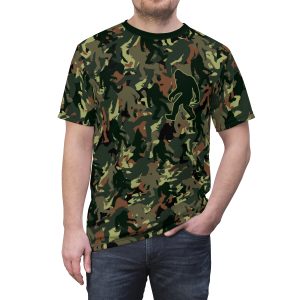 Bigfoot Camo Unisex Tee, Sasquatch, Flecktarn Camouflage