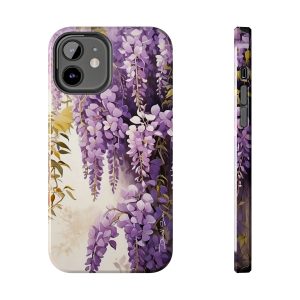 Wisteria Flower Tough iPhone Cases